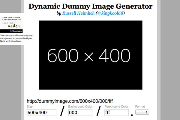 Dynamic Dummy Image Generator